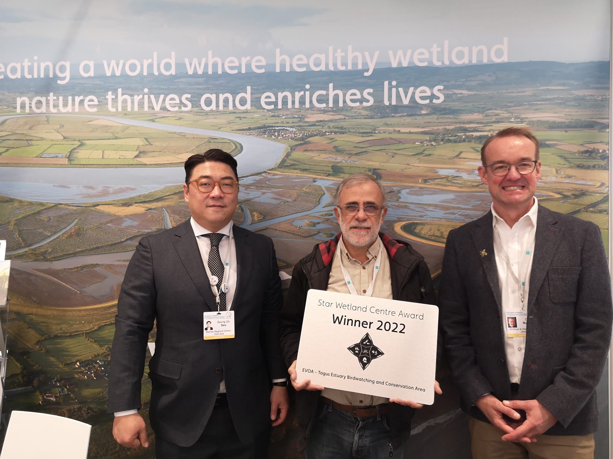 EVOA galardoado com Star Wetland Award na COP14 Ramsar